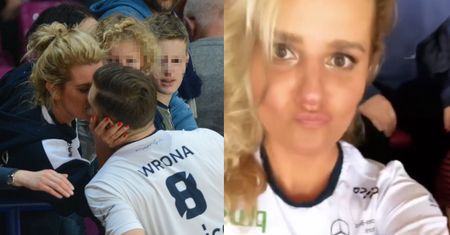 Zofia Zborowska pociesza czule Andrzeja Wronę po przegranym meczu (FOTO)