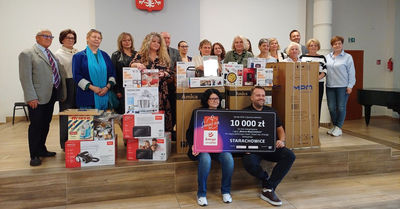 Starachowice laureatem w plebiscycie miast "Świeć się z Energą". Za nami uroczyste przekazanie nagród