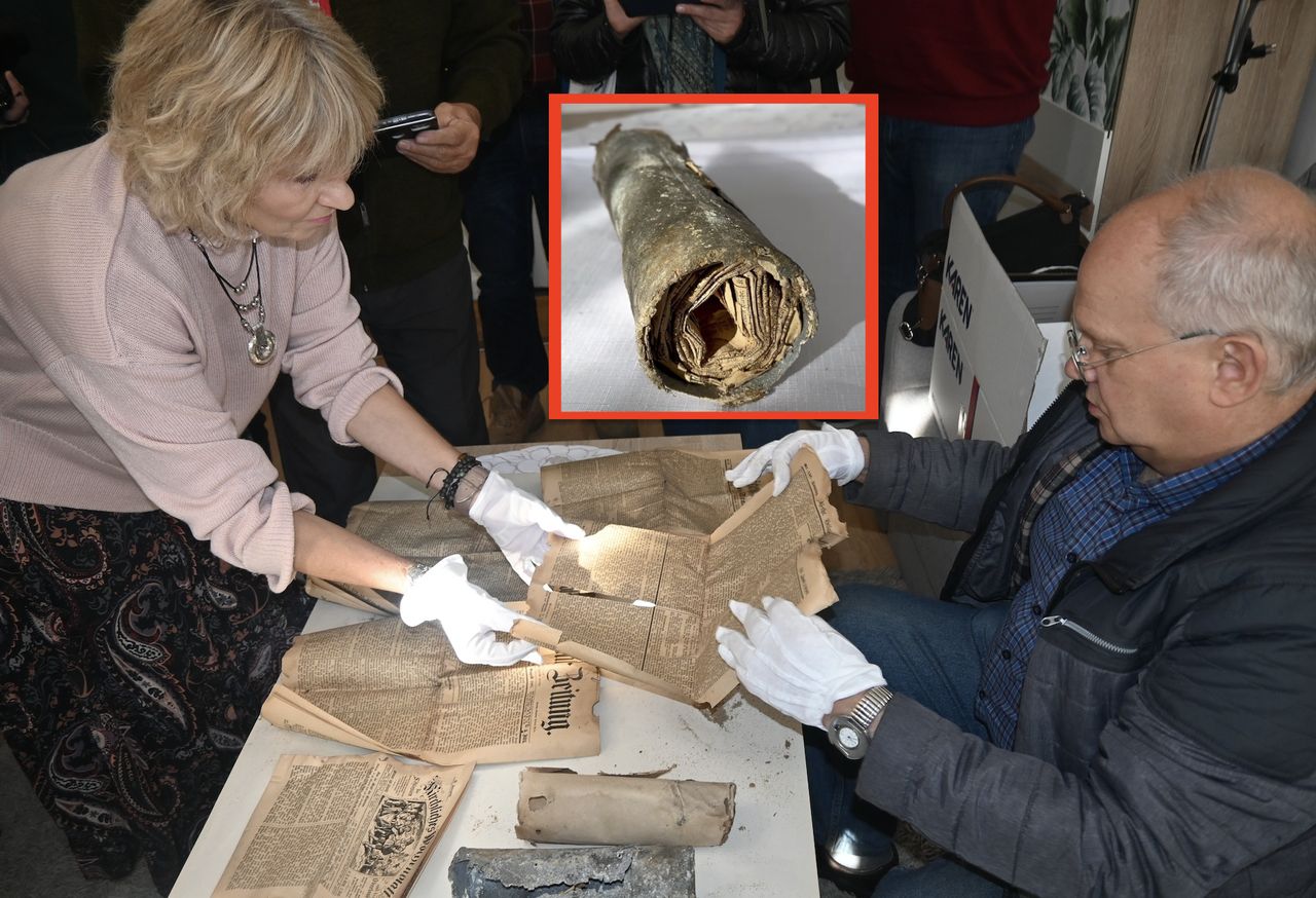 List z przeszłości. Na Dolnym Śląsku otwarto kapsułę czasu sprzed 140 lat