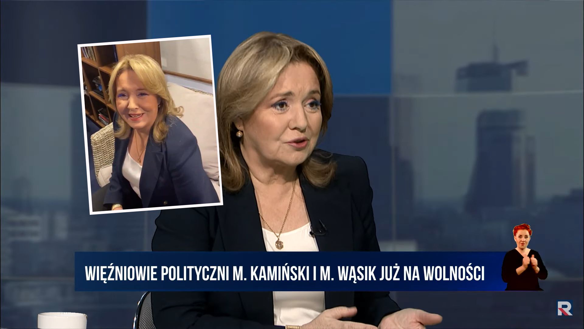 Danuta Holecka na wizji i za kulisami