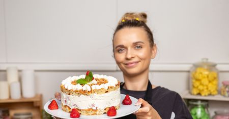 Na ostatnie urodziny zrobiłam gofrowy tort. Goście do dzisiaj go wspominają