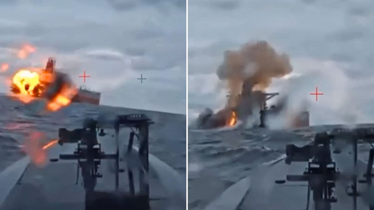 Eksplozje na Morzu Czarnym. Rosyjski tankowiec stanął w ogniu