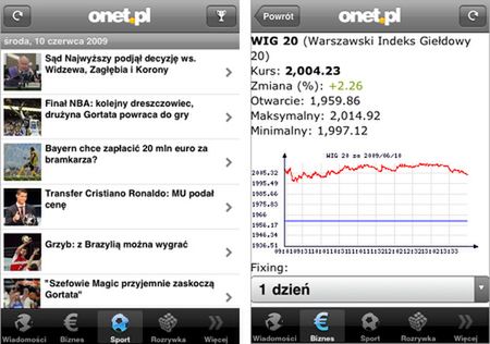 Wiadomości z Onet.pl na twoim iPhonie! 2