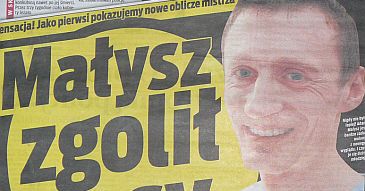 Małysz zgolił wąsy!
