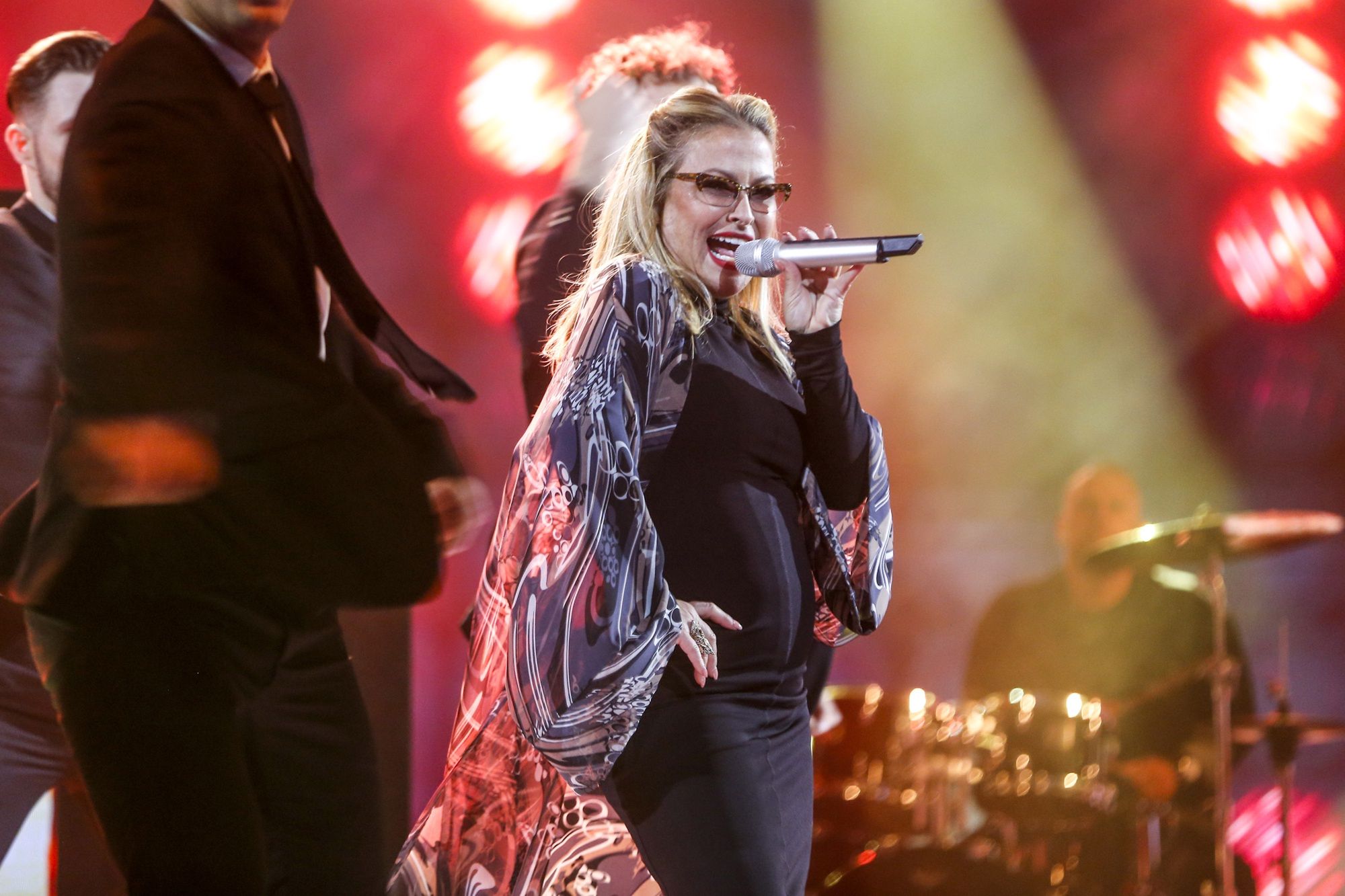 Anastacia podczas występu w "Jaka to melodia"