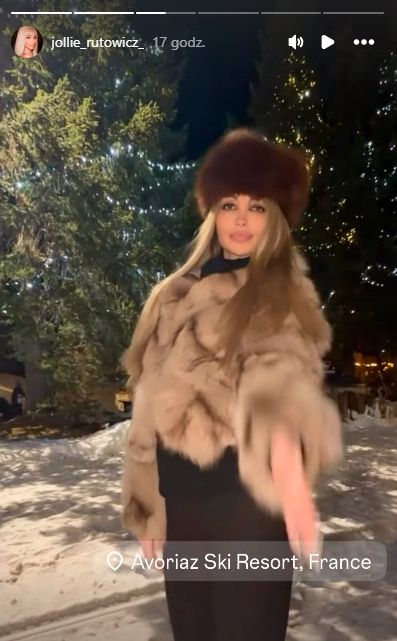 Jola Rutowicz wybrała się na narty do Francji