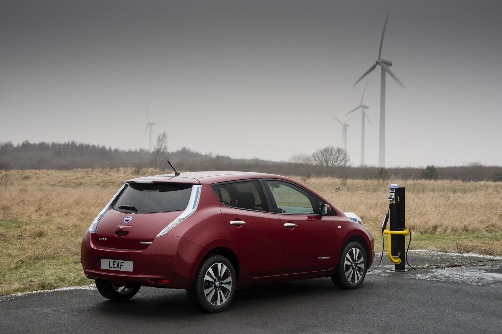 Nissan Leaf pierwszej generacji (2017) (fot. Nissan)