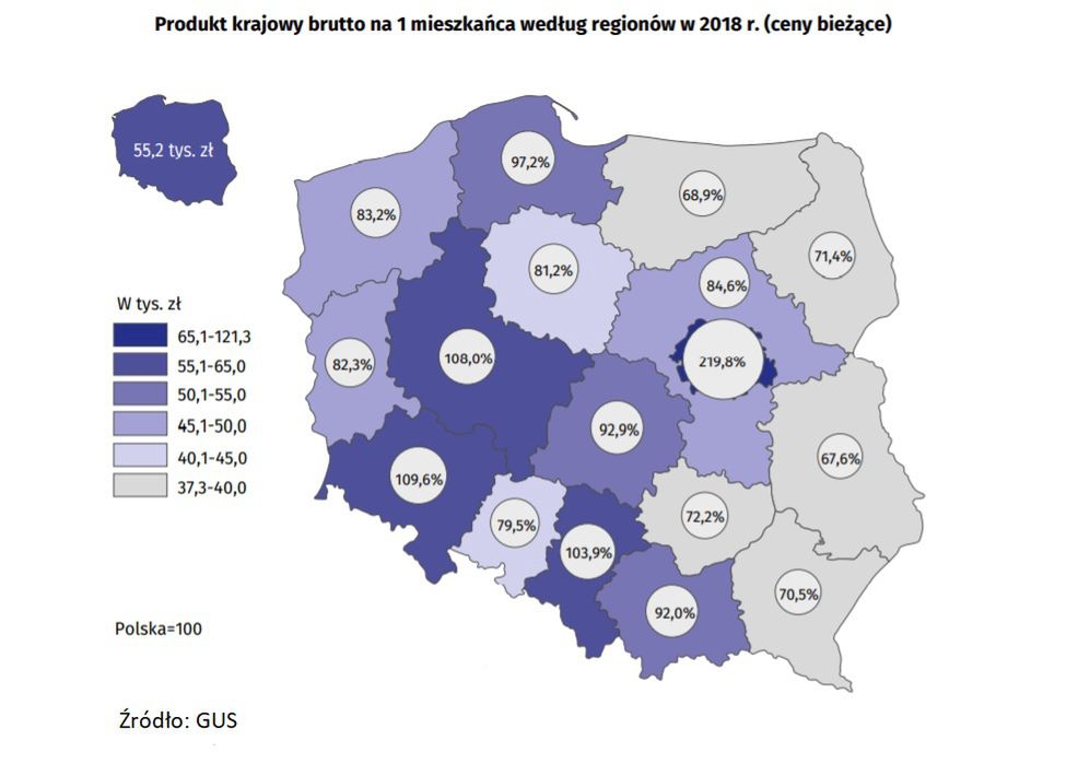 PKB na 1 mieszkańca