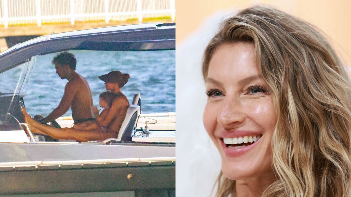 Gisele Bündchen "przyłapana" podczas relaksu z rodziną