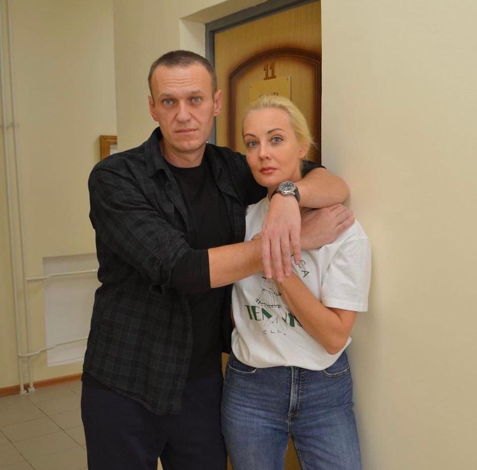 Julia Nawalna i Aleksiej Nawalny