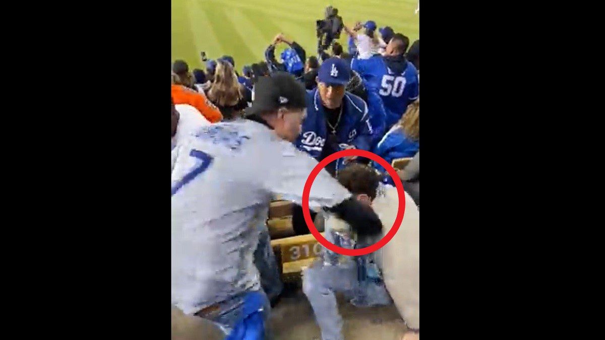 Bójka kibiców Los Angeles Dodgers