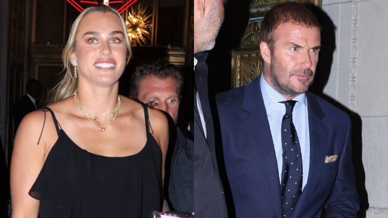 Aryna Sabalenka imprezuje z Davidem Beckhamem