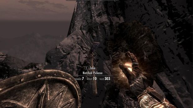 Easter Egg z Minecraft w Skyrim 1