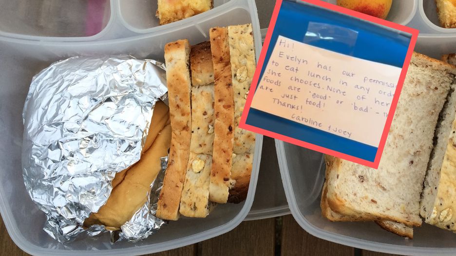 Oburzyła ją zasada panująca w przedszkolu. Do pudełka śniadaniowego dołączyła karteczkę