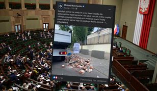 Wysypali gruz przed ambasadą Izraela. Młodzież Wszechpolska odpowiada Gminie Żydowskiej
