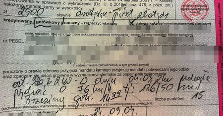 Straciła prawo jazdy i dostała duży mandat za brawurową jazdę w terenie zabudowanym