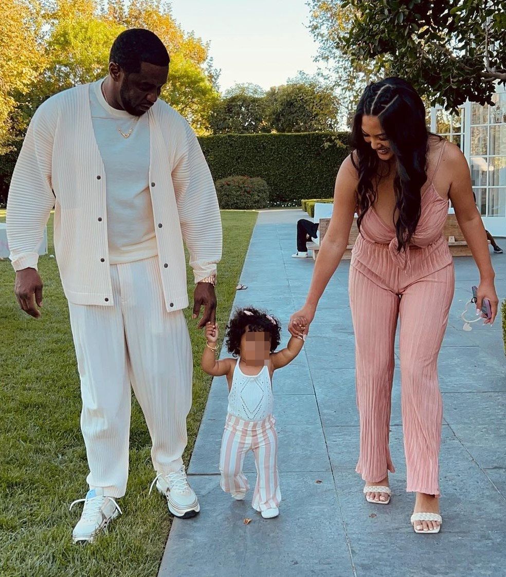 Diddy i Dana Tran z córką