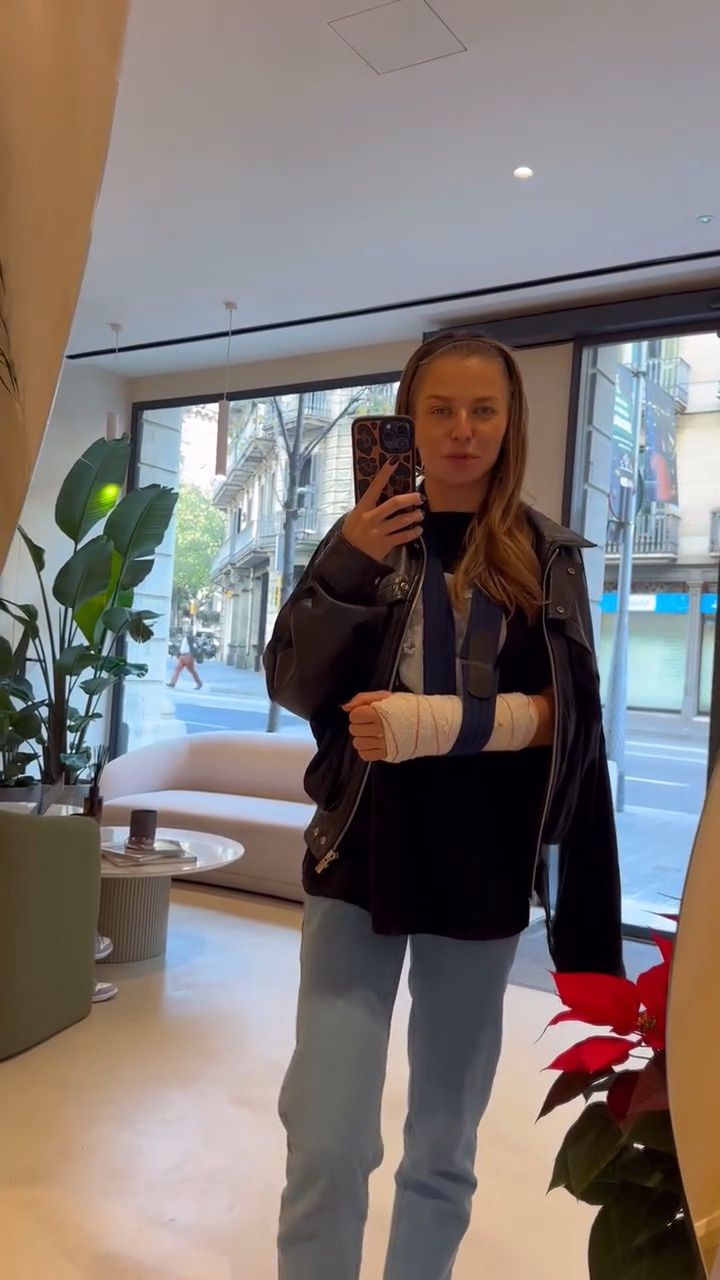 Anna Lewandowska po wyjściu ze szpitala