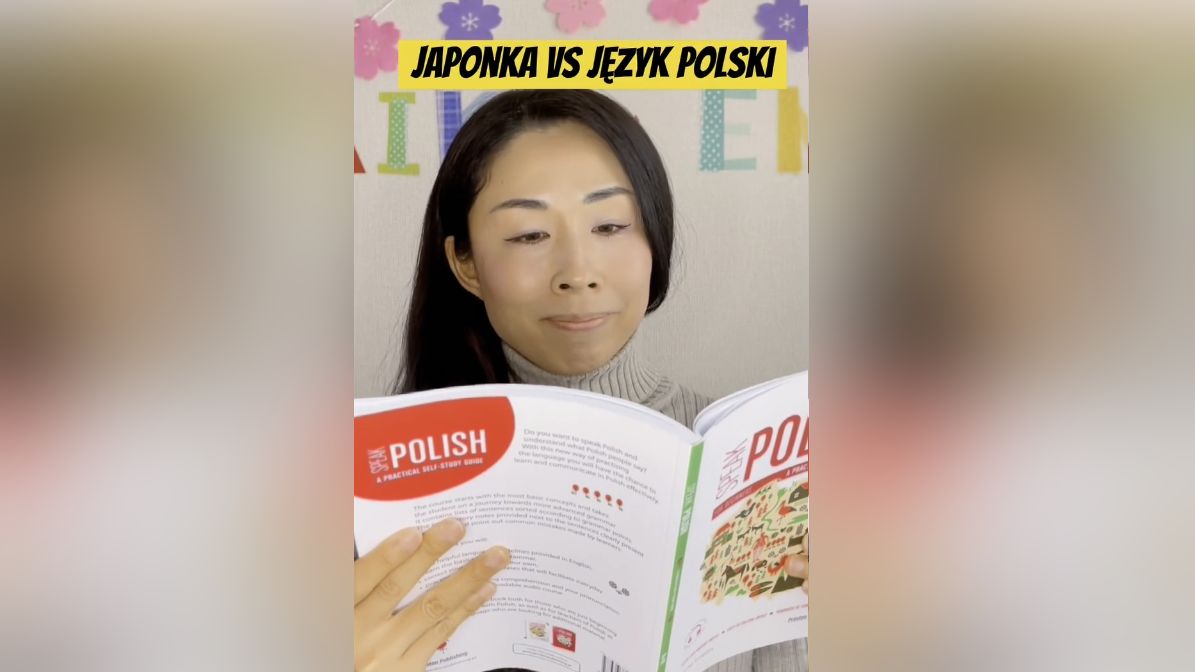 Japonka próbuje odmienić rzeczownik w języku polskim