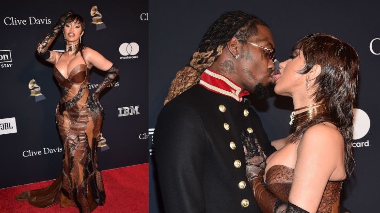 Gwiazdy na gali przed rozdaniem nagród Grammy