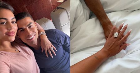 Świeżo poślubiona ŻONA Cristiano Ronaldo może pochwalić się 35-KARATOWYM PIERŚCIONKIEM z brylantem. Ile kosztuje?