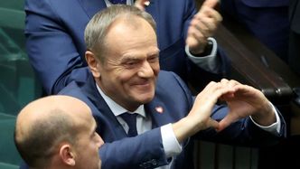 Donald Tusk nowym premierem. W przemowie zwrócił się do swojej rodziny