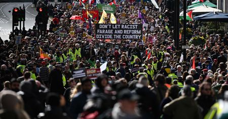 Protest w Londynie. Hasła przeciw skrajnej prawicy