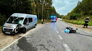 Dębogórze: Tragiczny wypadek. Nie żyje 43-letnia motocyklistka