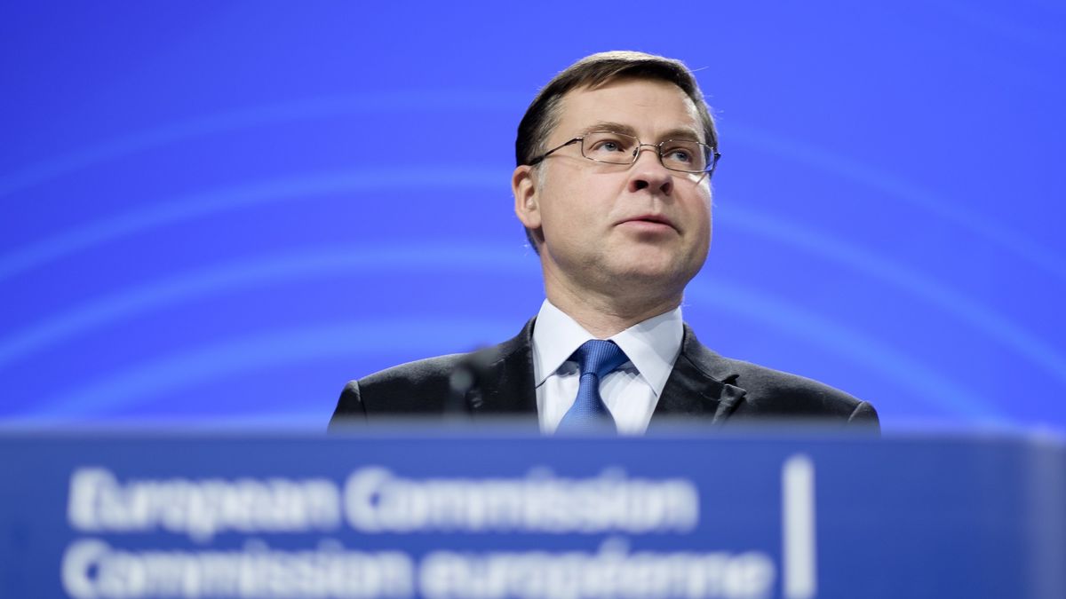 Wiceszef KE Valdis Dombrovskis.