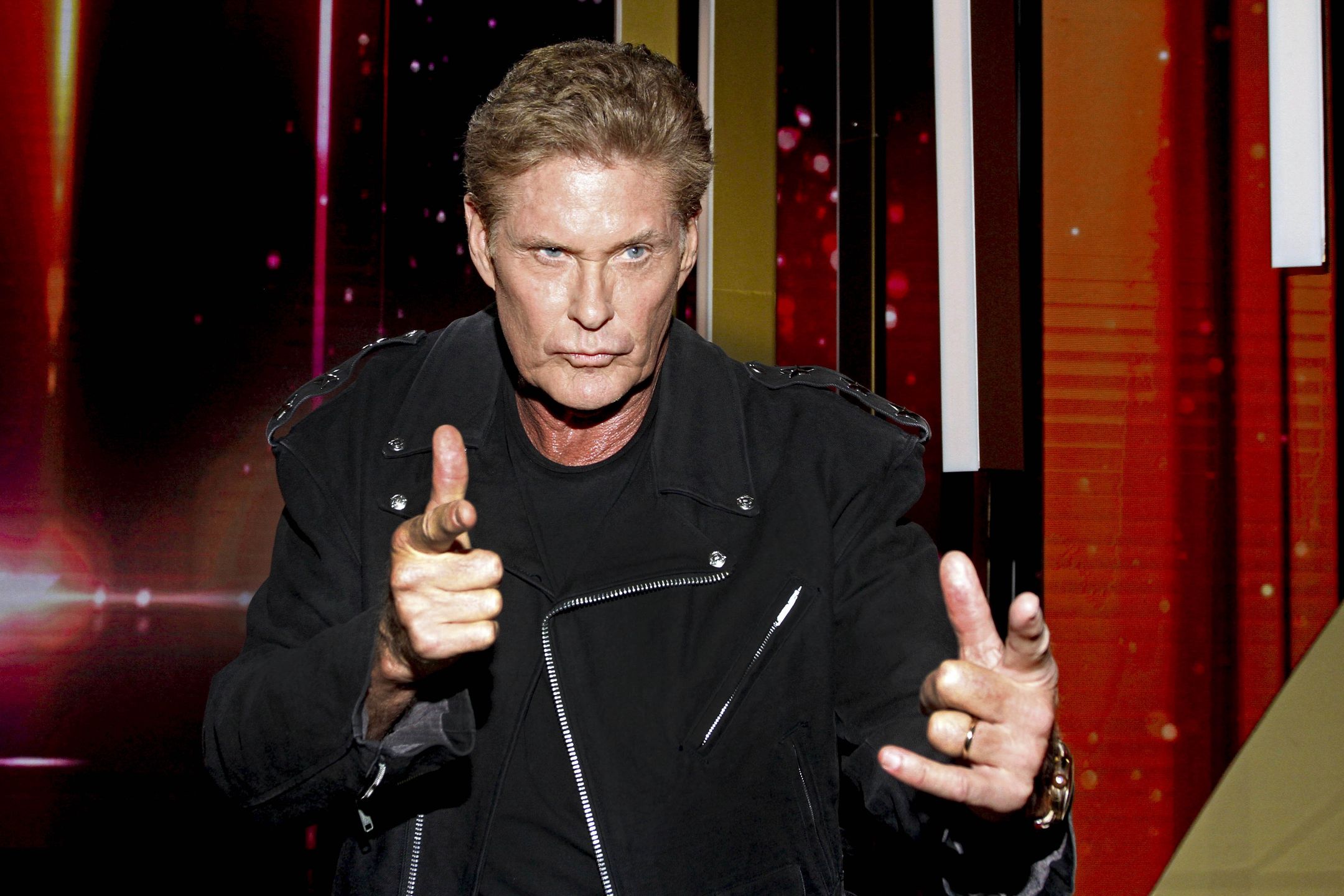 David Hasselhoff chwali się wycieczką rowerową po dolnośląskich wsiach 