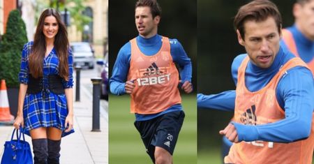 Krychowiak poci się na treningu, a wystrojona Celia Jaunat już "pokochała" Birmingham (FOTO)