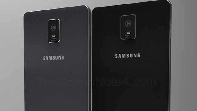 Galaxy Note 4 z 5,7-calowym ekranem i złoty Galaxy F 1