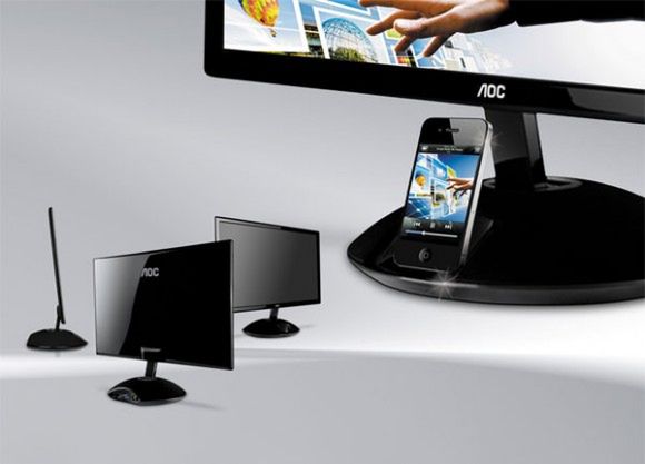 AOC zaskakuje monitorem z... wbudowaną stacją dla iPhone'a!