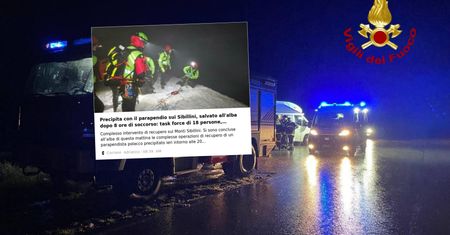 Polski paralotniarz miał wypadek. Dramatyczne wieści z Włoch