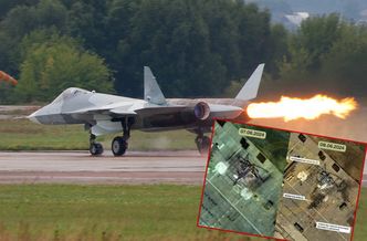Supernowoczesny samolot zniszczony. "Trafienie w Su-57 pierwszym w historii"