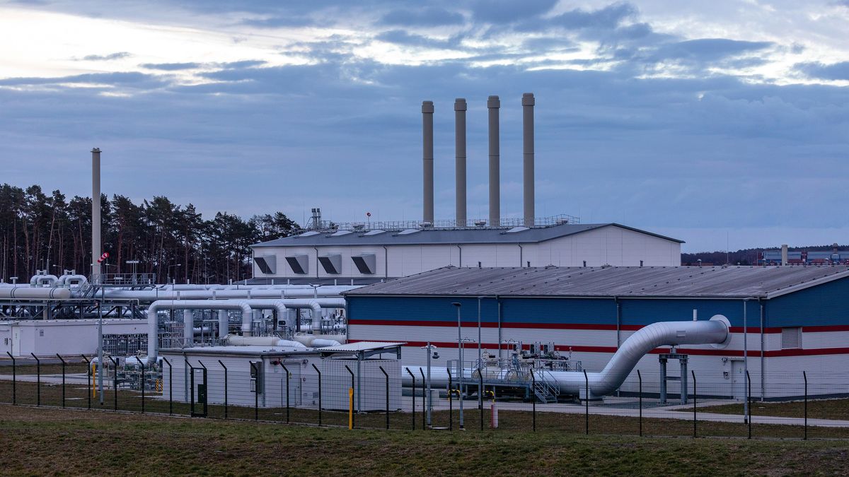 The gas receiving station of the halted Nord Stream 2 project, on the site of a former nuclear power plant, in Lubmin, Germany, on Tuesday, April 5, 2022. Germany is preparing to take a leap into the unknown as Europe starts to get serious about weaning itself off Russian fossil fuels. Photographer: Krisztian Bocsi/Bloomberg via Getty Images