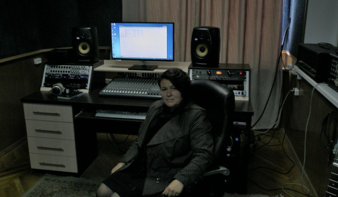 Ananda w swoim studio