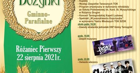 Dożynki Gminno-Parafialne Tarnogród 2021. Gwiazda wieczoru zespół Meffis
