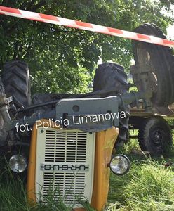 Tragiczny wypadek. Ciągnik przygniótł mężczyznę