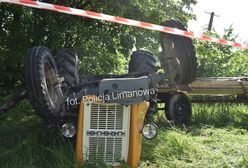 Tragiczny wypadek. Ciągnik przygniótł mężczyznę