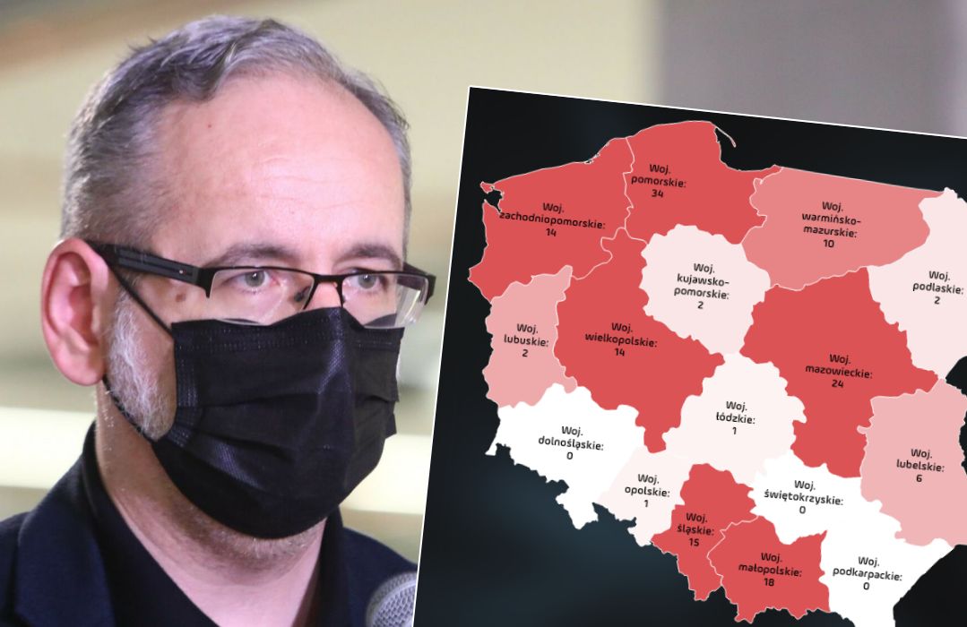 Delta już w Polsce. Tylko trzy regiony nie mają nowych zakażeń