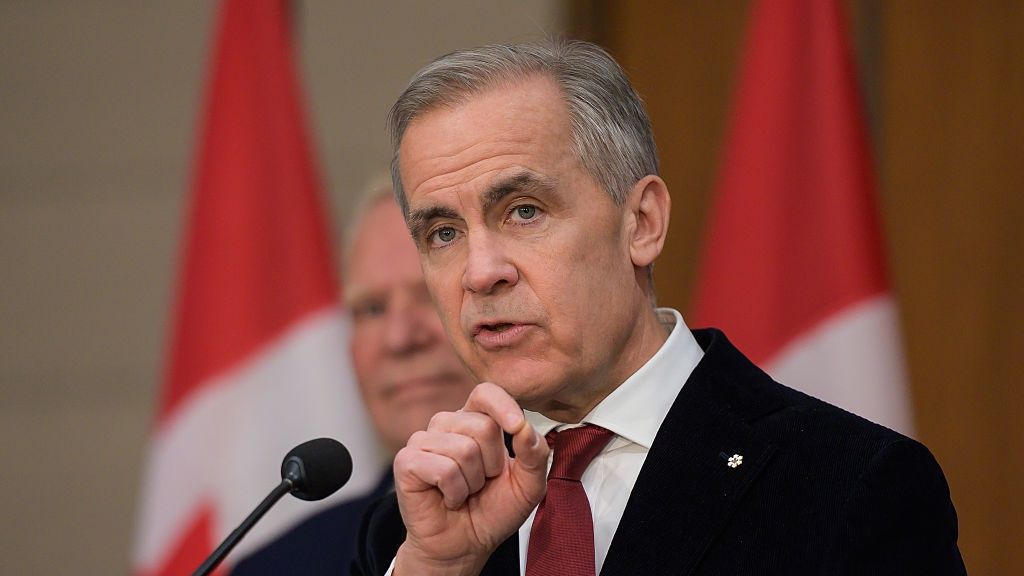 Prime Minister Mark Carney and Ontario Premier Doug Ford Hold News Conference
Mark Carney, Canada's prime minister, during a news conference in Ottawa, Ontario, Canada, on Thursday, Dec. 18, 2025. Carney's government signed a deal with Ontario to remove duplication in environmental assessments as Canada pushes to develop resources and build projects more quickly. Photographer: James Park/Bloomberg via Getty Images
Bloomberg
north american, canada government, americas, canadian
