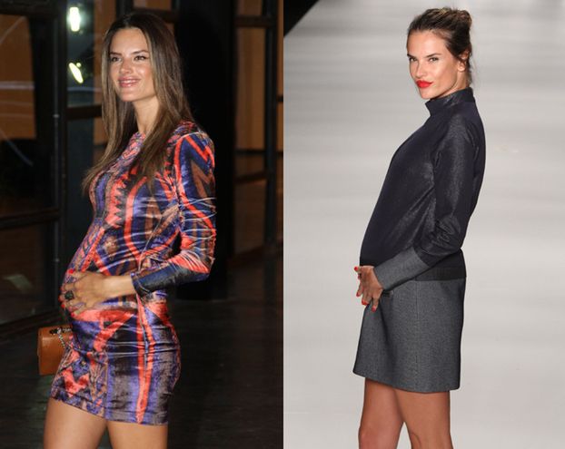 Alessandra Ambrosio W CIĄŻY NA WYBIEGU!