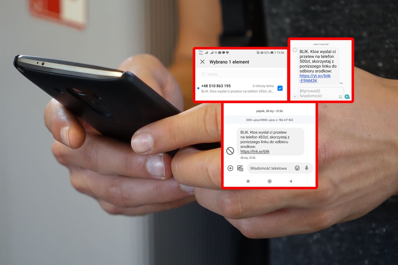 SMS o przelewie. Kwota nie ma znaczenia - zignoruj i usuń