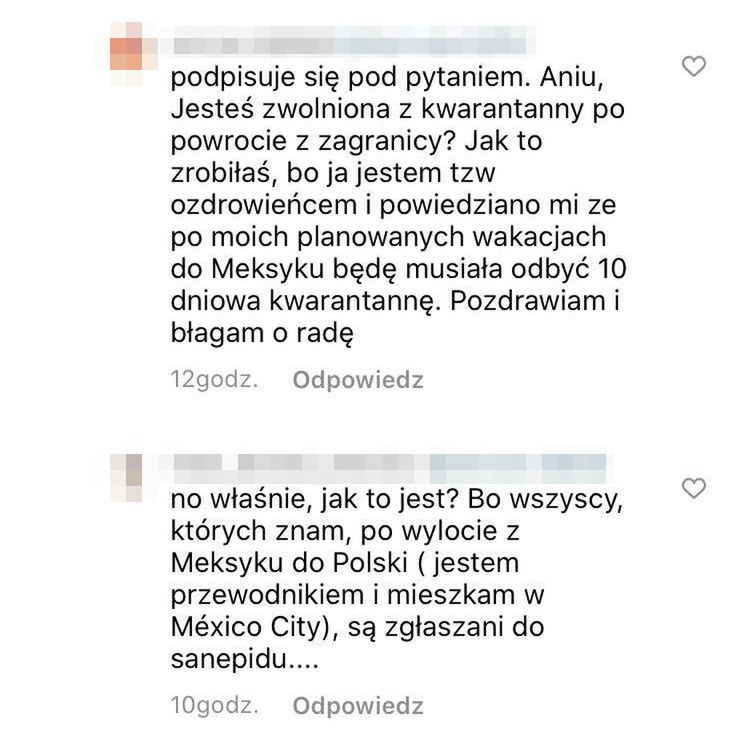 Anna Wendzikowska ominęła kwarantannę?