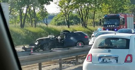 Ogromny korek w Gdańsku. Wypadek na Obwodnicy Trójmiasta