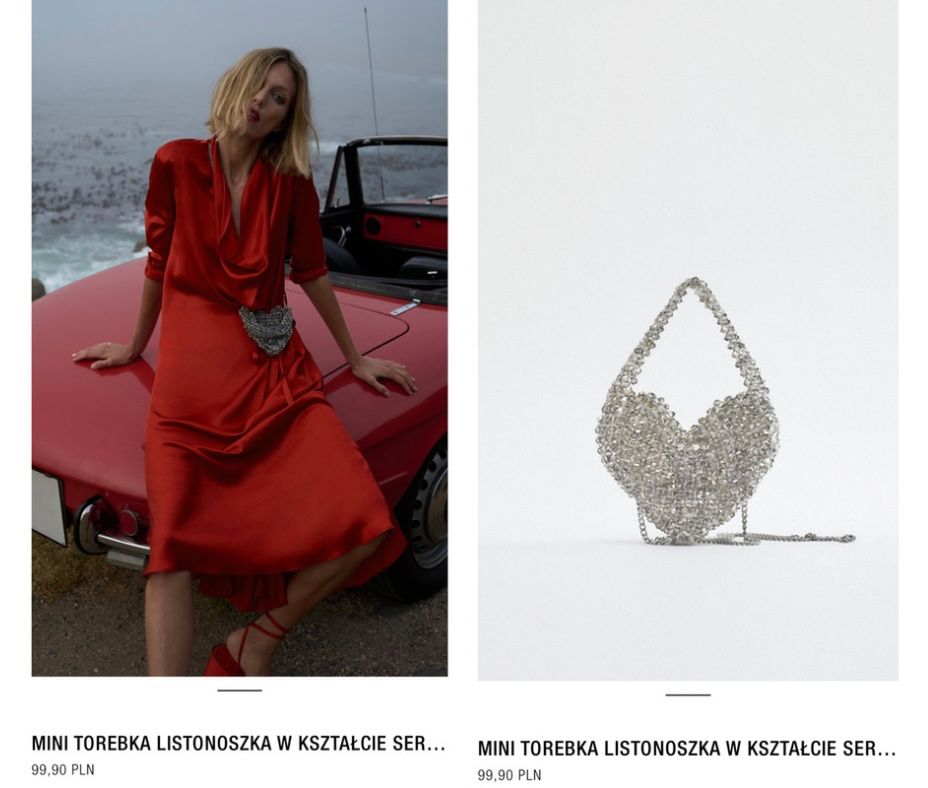 Anja Rubik | fot. zrzut ekranu ZARA
