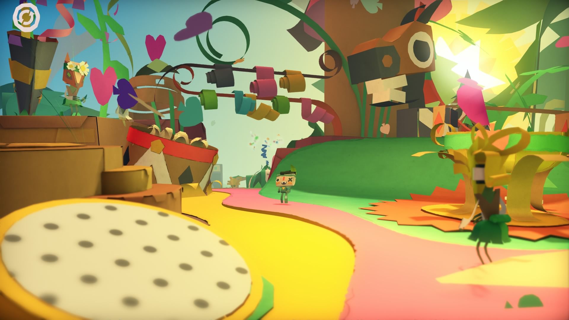 Tearaway Unfolded — papierowy heros biegający po kartonowym świecie 2