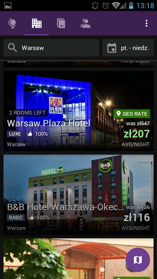 Warszawa Hotel Plaza za 207 zł