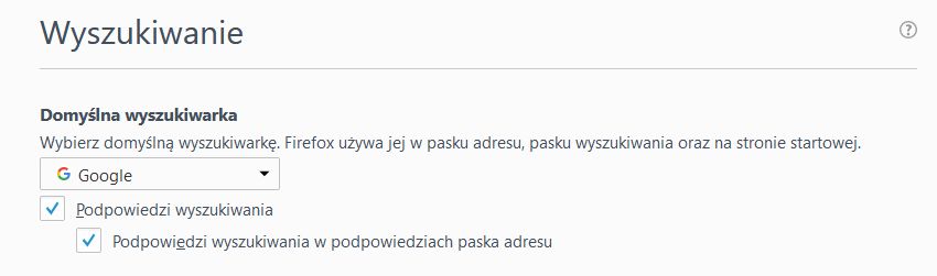 Dynamiczne podpowiedzi wyszukiwania są teraz domyślnie aktywne